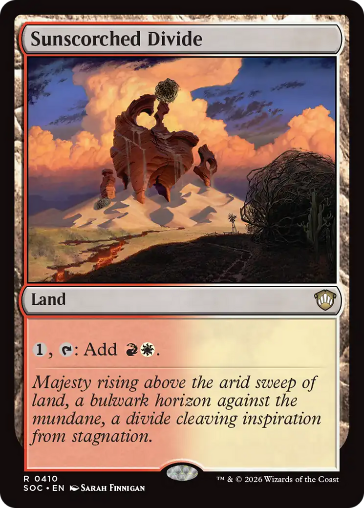 Sunscorched Divide [Secrets of Strixhaven Commander] | Cracking-Singles