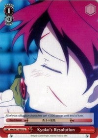 Kyoko's Resolution (MM/W17-E077 U) [Puella Magi Madoka Magica] | Cracking-Singles