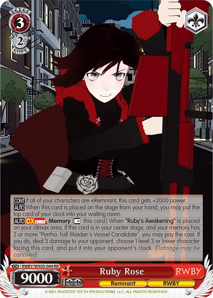 Ruby Rose (RWBY/WX03-044 RR) [RWBY] | Cracking-Singles