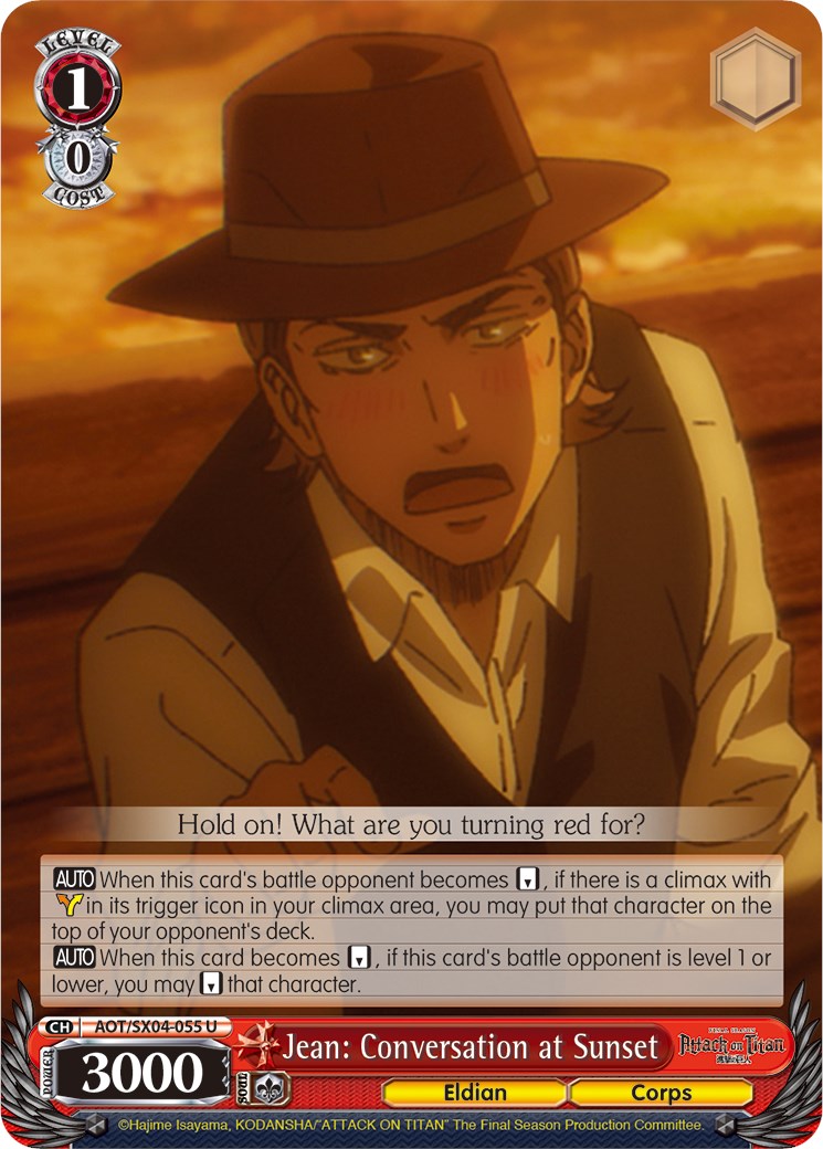 Jean: Conversation at Sunset [Attack On Titan: Final Season] | Cracking-Singles