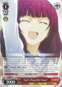Yuri's Powerful Draw? (AB/W31-TE23 TD) [Angel Beats! Re:Edit] | Cracking-Singles