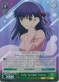 Daily Symbol, Sakura (FS/S34-E037S SR) [Fate/Stay Night [Unlimited Blade Works]] | Cracking-Singles