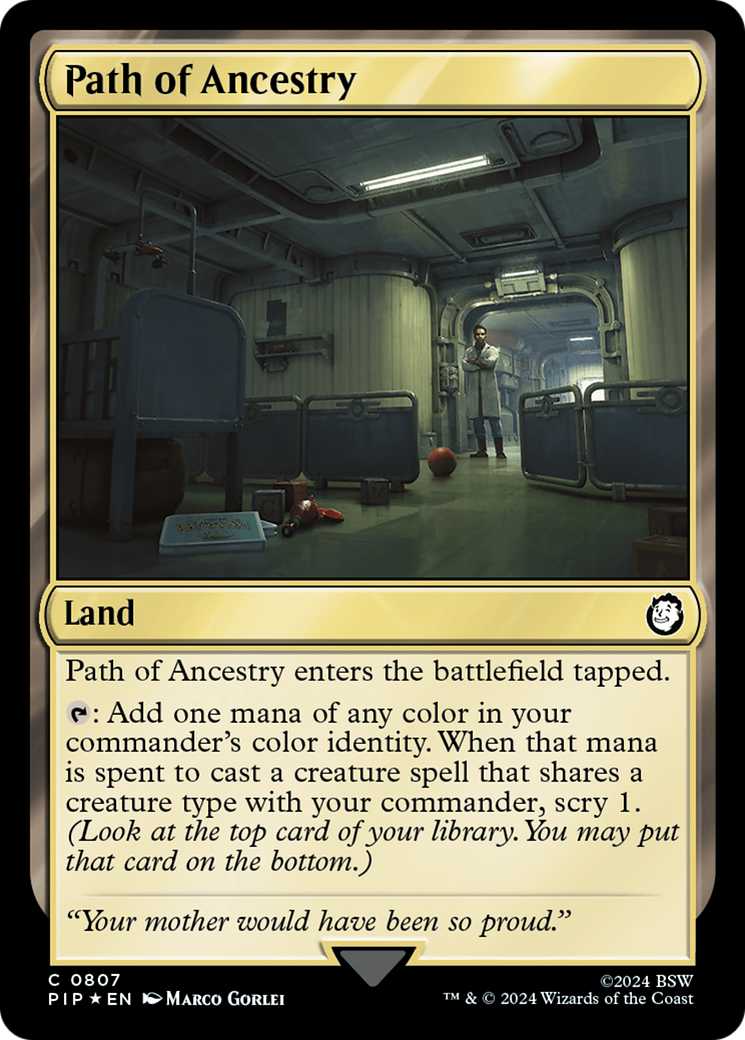 Path of Ancestry (Surge Foil) [Fallout] | Cracking-Singles