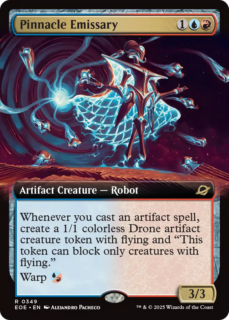 Pinnacle Emissary (Extended Art) [Edge of Eternities] | Cracking-Singles