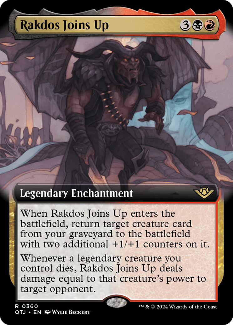 Rakdos Joins Up (Extended Art) [Outlaws of Thunder Junction] | Cracking-Singles
