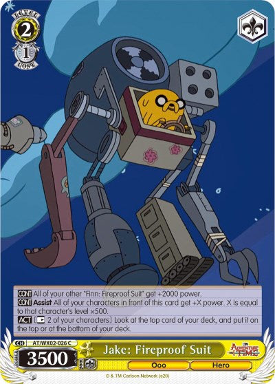Jake: Fireproof Suit (AT/WX02-026 C) [Adventure Time] | Cracking-Singles
