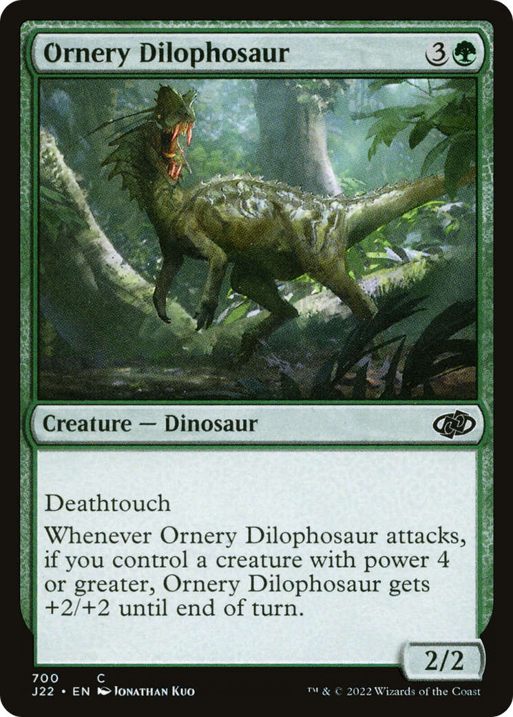 Ornery Dilophosaur [Jumpstart 2022] | Cracking-Singles