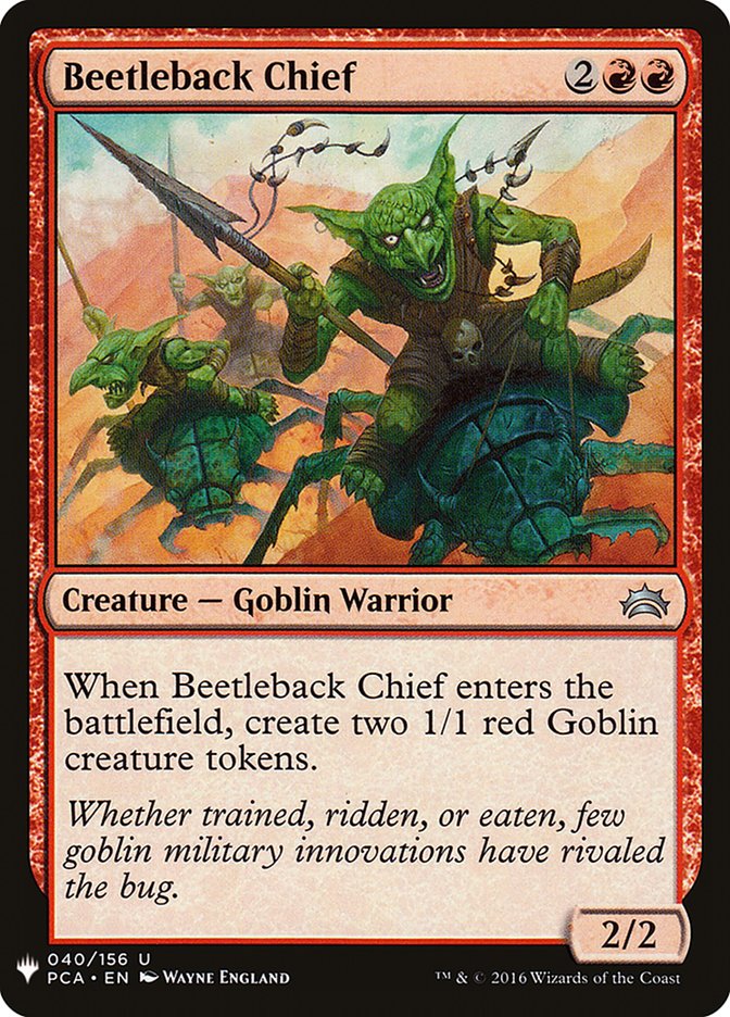 Beetleback Chief [Mystery Booster] | Cracking-Singles