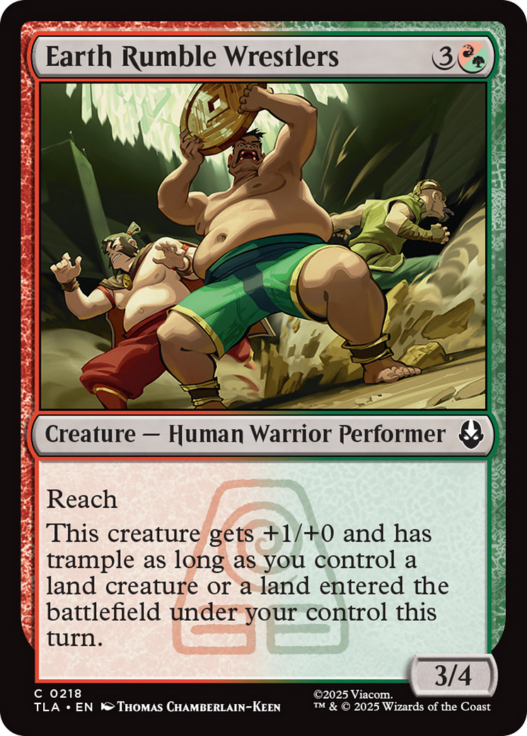 Earth Rumble Wrestlers [Avatar: The Last Airbender] | Cracking-Singles
