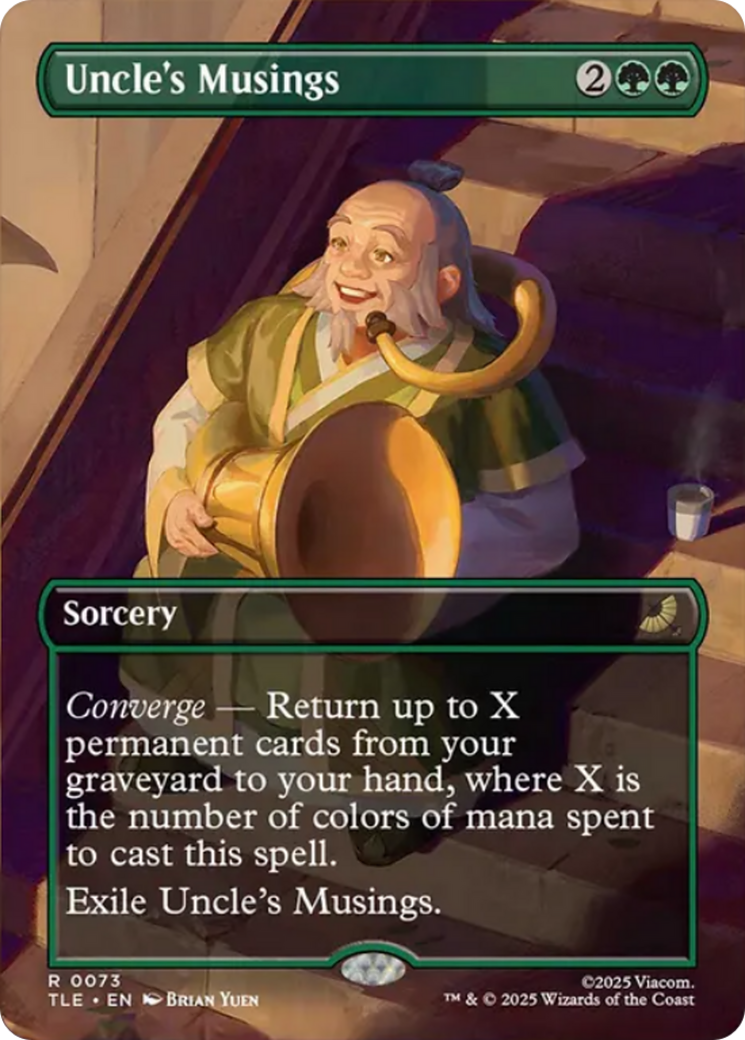 Uncle's Musings (Borderless) [Avatar: The Last Airbender: Eternal-Legal] | Cracking-Singles