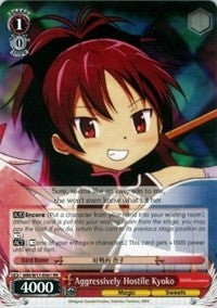 Aggressively Hostile Kyoko (MM/W17-E061 RR) [Puella Magi Madoka Magica] | Cracking-Singles