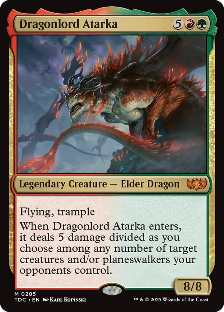 Dragonlord Atarka [Tarkir: Dragonstorm Commander] | Cracking-Singles