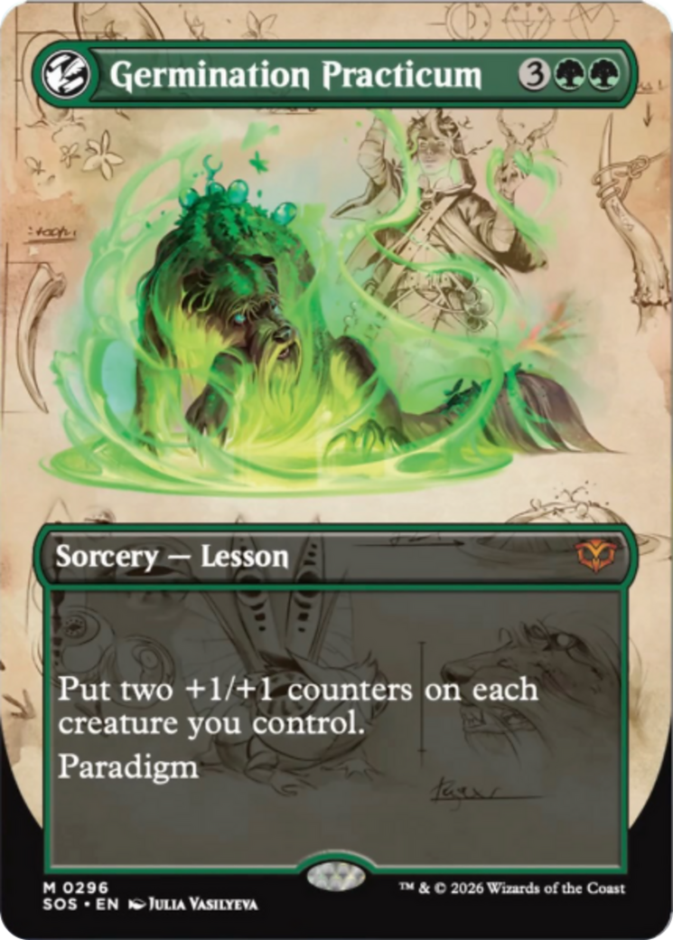 Germination Practicum (Borderless) [Secrets of Strixhaven] | Cracking-Singles