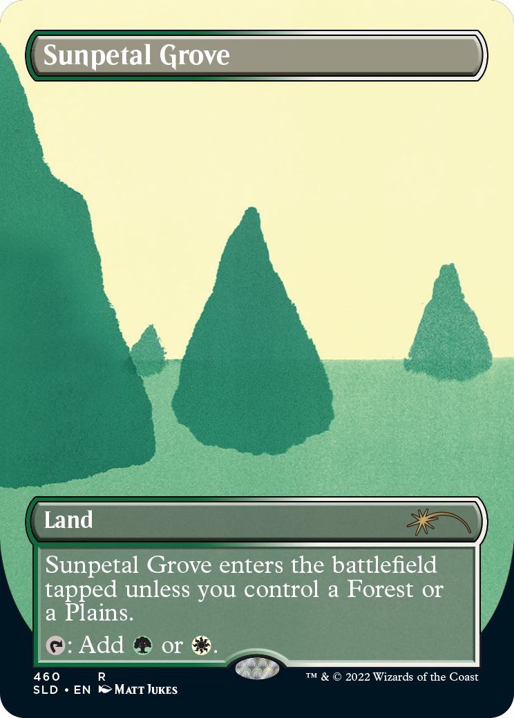 Sunpetal Grove (Borderless) [Secret Lair Drop Series] | Cracking-Singles