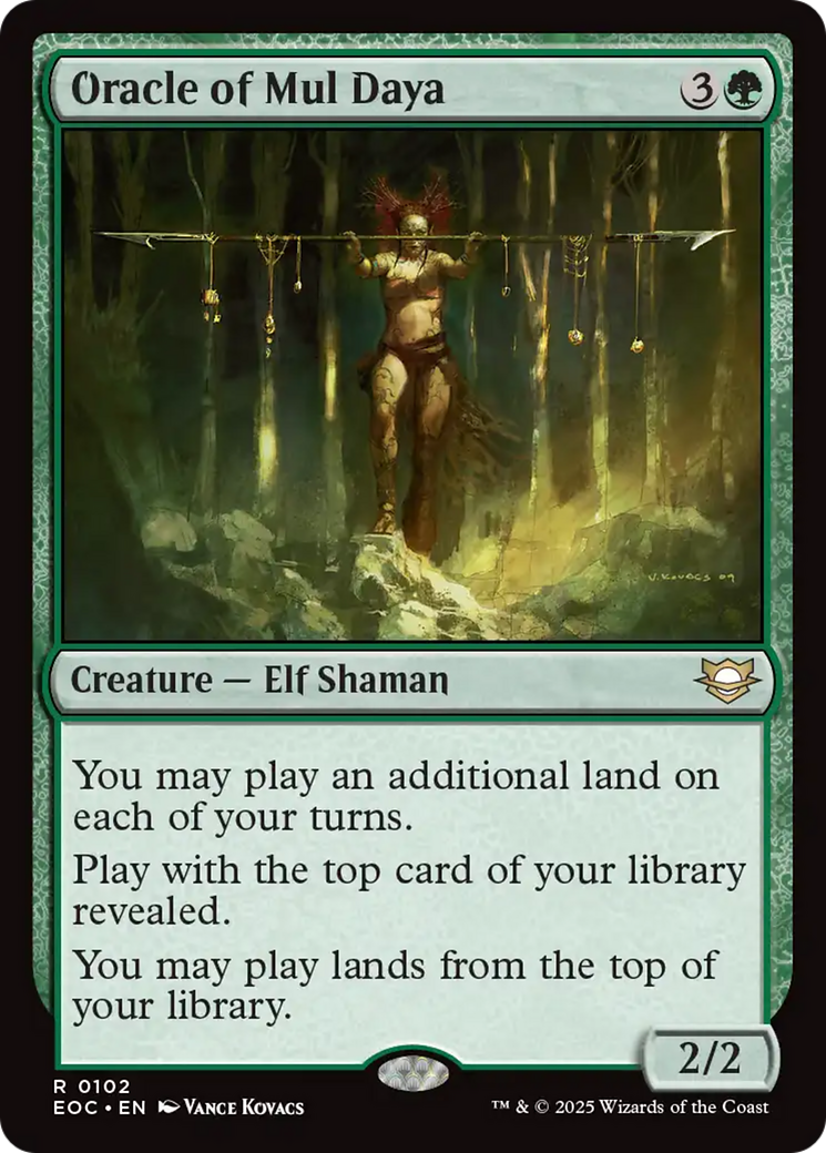 Oracle of Mul Daya [Edge of Eternities Commander] | Cracking-Singles