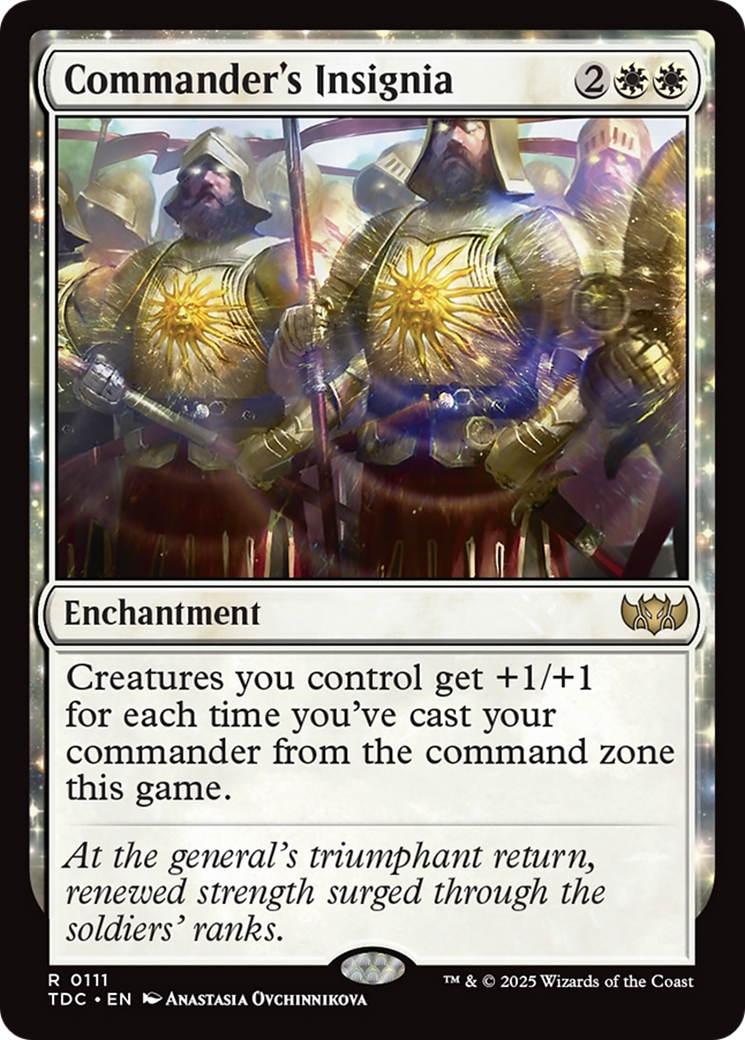 Commander's Insignia [Tarkir: Dragonstorm Commander] | Cracking-Singles