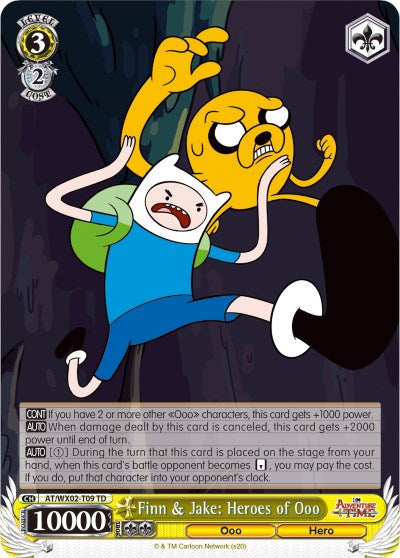Finn & Jake: Heroes of Ooo (AT/WX02-T09 TD) [Adventure Time] | Cracking-Singles