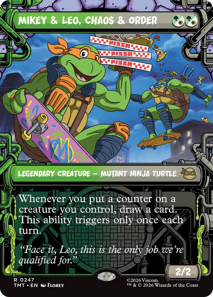 Mikey & Leo, Chaos & Order (Showcase) [Teenage Mutant Ninja Turtles] | Cracking-Singles