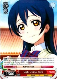 Sightseeing, Umi (LL/W34-E049 U) [Love Live! Vol. 2] | Cracking-Singles