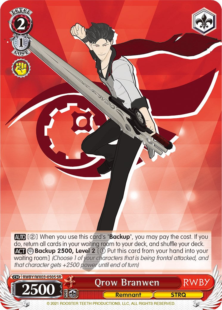 Qrow Branwen (RWBY/WX03-050S SR) [RWBY] | Cracking-Singles