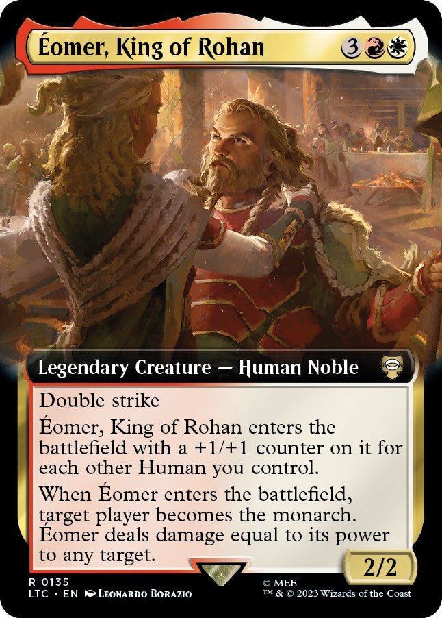 Eomer, King of Rohan (Extended Art) [The Lord of the Rings: Tales of Middle-Earth Commander] | Cracking-Singles