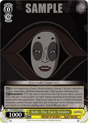 Koh: The Face Stealer [Avatar: The Last Airbender] | Cracking-Singles