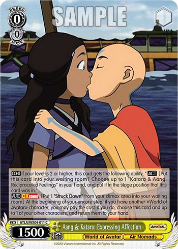 Aang & Katara: Expressing Affection [Avatar: The Last Airbender] | Cracking-Singles
