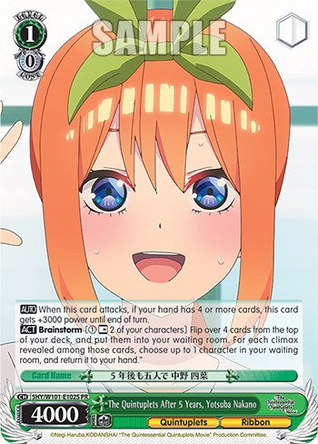 The Quintuplets After 5 Years, Yotsuba Nakano (Foil) [The Quintessential Quintuplets Movie] | Cracking-Singles
