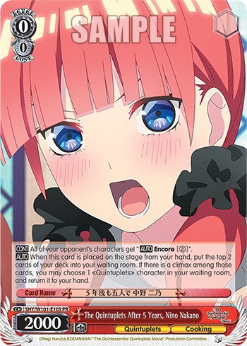 The Quintuplets After 5 Years, Nino Nakano [The Quintessential Quintuplets Movie] | Cracking-Singles
