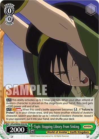 Toph: Stopping Library From Sinking [Avatar: The Last Airbender] | Cracking-Singles