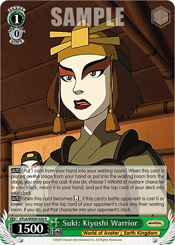 Suki: Kiyoshi Warrior [Avatar: The Last Airbender] | Cracking-Singles