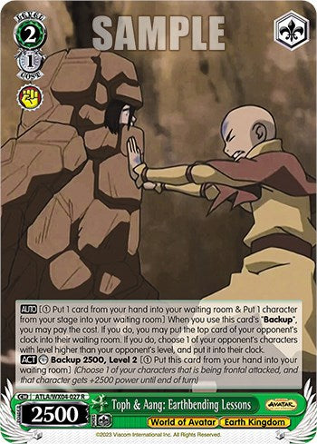 Toph & Aang: Earthbending Lessons [Avatar: The Last Airbender] | Cracking-Singles