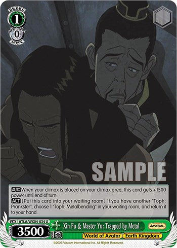 Xin Fu & Master Yu: Trapped by Metal [Avatar: The Last Airbender] | Cracking-Singles