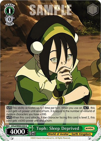 Toph: Sleep Deprived [Avatar: The Last Airbender] | Cracking-Singles