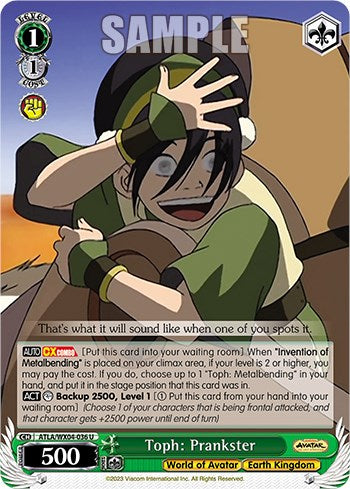 Toph: Prankster [Avatar: The Last Airbender] | Cracking-Singles