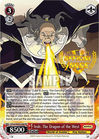 Iroh: The Dragon of the West (Judge Promo) [Avatar: The Last Airbender] | Cracking-Singles