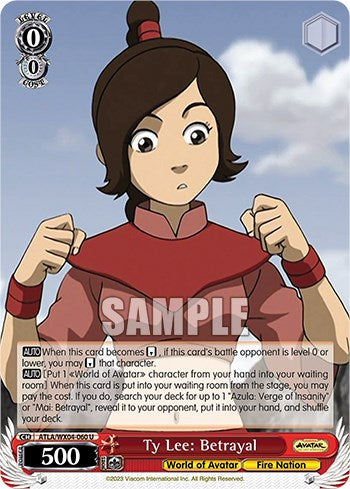 Ty Lee: Betrayal [Avatar: The Last Airbender] | Cracking-Singles