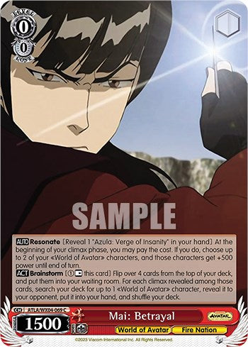 Mai: Betrayal [Avatar: The Last Airbender] | Cracking-Singles