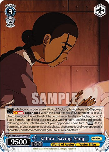 Katara: Saving Aang [Avatar: The Last Airbender] | Cracking-Singles