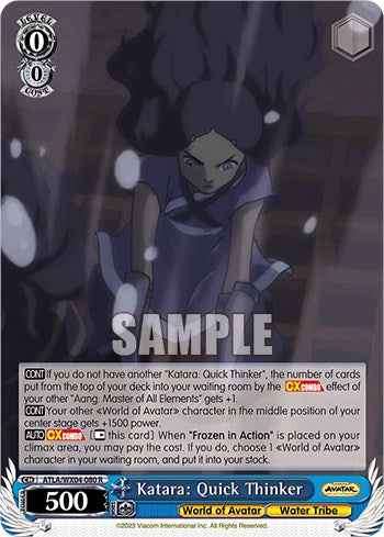 Katara: Quick Thinker [Avatar: The Last Airbender] | Cracking-Singles