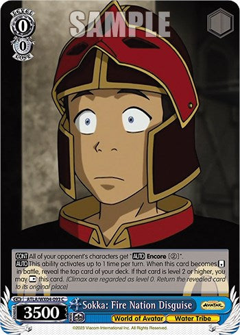 Sokka: Fire Nation Disguise [Avatar: The Last Airbender] | Cracking-Singles