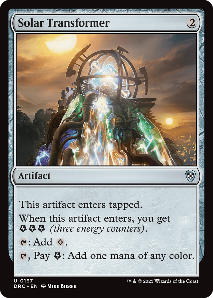 Solar Transformer [Aetherdrift Commander] | Cracking-Singles