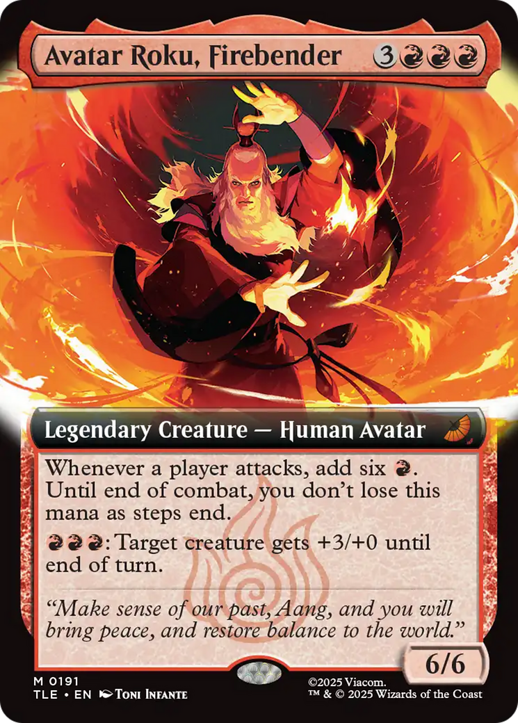 Avatar Roku, Firebender (Extended Art) [Avatar: The Last Airbender: Eternal-Legal] | Cracking-Singles