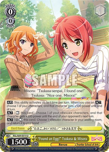 "Found an Egg!" Tsukasa & Misora [Revue Starlight -Re LIVE-] | Cracking-Singles