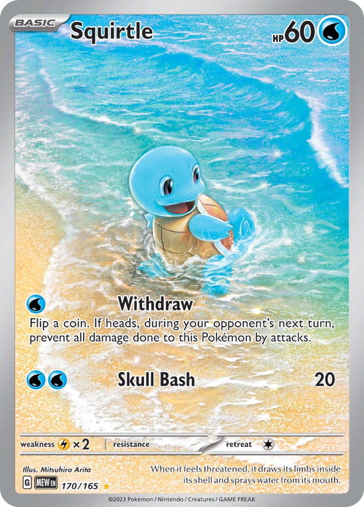 Squirtle (170/165) [Scarlet & Violet 151] | Cracking-Singles