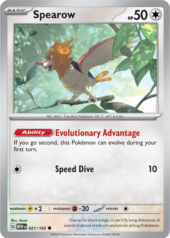 Spearow (021/165) [Scarlet & Violet 151] | Cracking-Singles