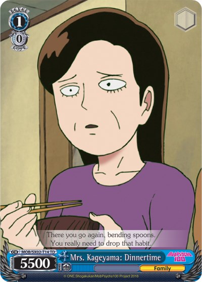 Mrs. Kageyama: Dinnertime (MOB/SX02-T14 TD) [Mob Psycho 100] | Cracking-Singles