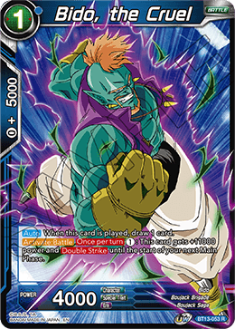 Bido, the Cruel (Rare) (BT13-053) [Supreme Rivalry] | Cracking-Singles
