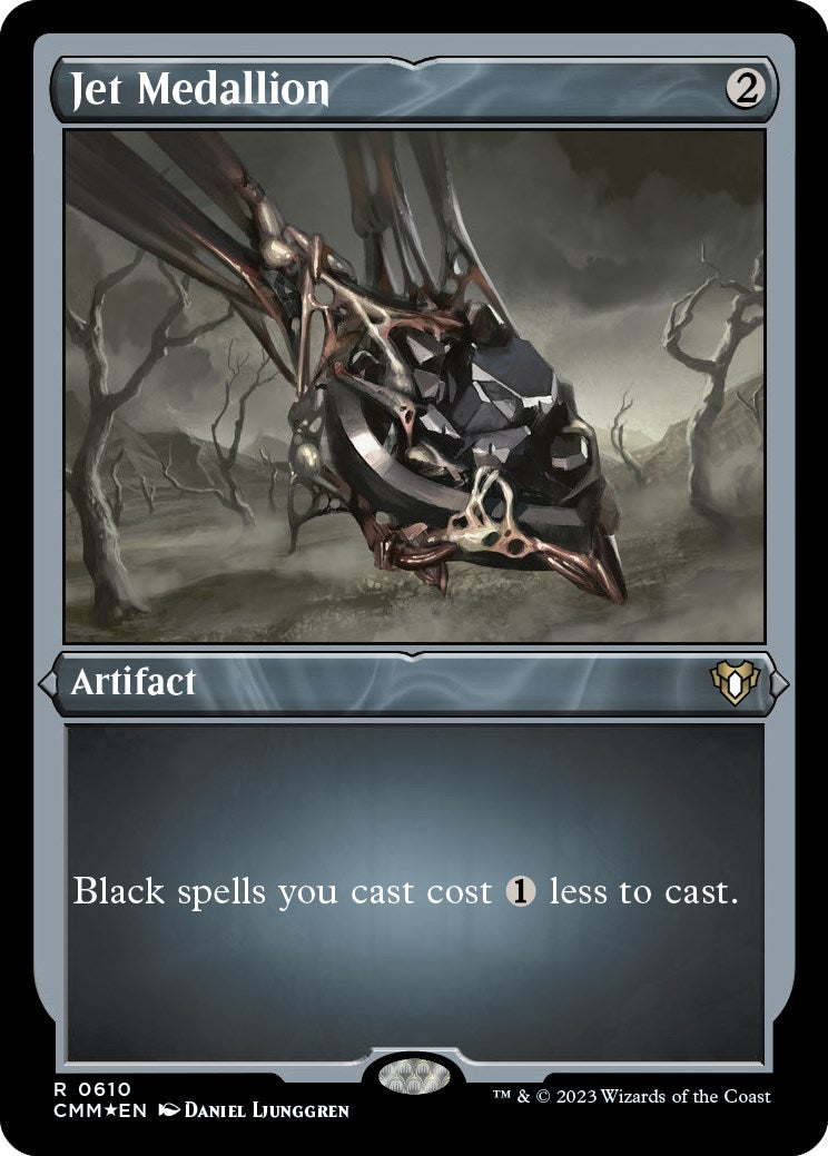 Jet Medallion (Foil Etched) [Commander Masters] | Cracking-Singles