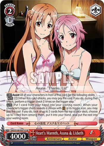 Heart's Warmth, Asuna & Lisbeth [Sword Art Online Animation 10th Anniversary] | Cracking-Singles
